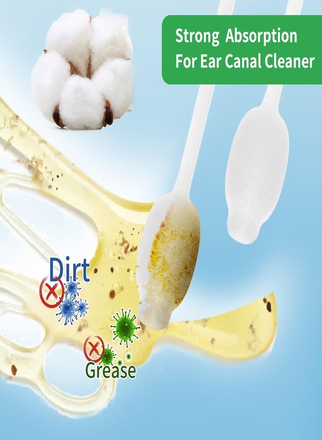 VinTS 100 PCS Cotton Dog Ear Cleaning Swabs, Pet’s Ear Infection Treatment Gourd-Shaped Swabs Prevent Accidental Injuries, Safer Cleaning for Dogs and Cats– Small Size.100% Cotton - Image 3